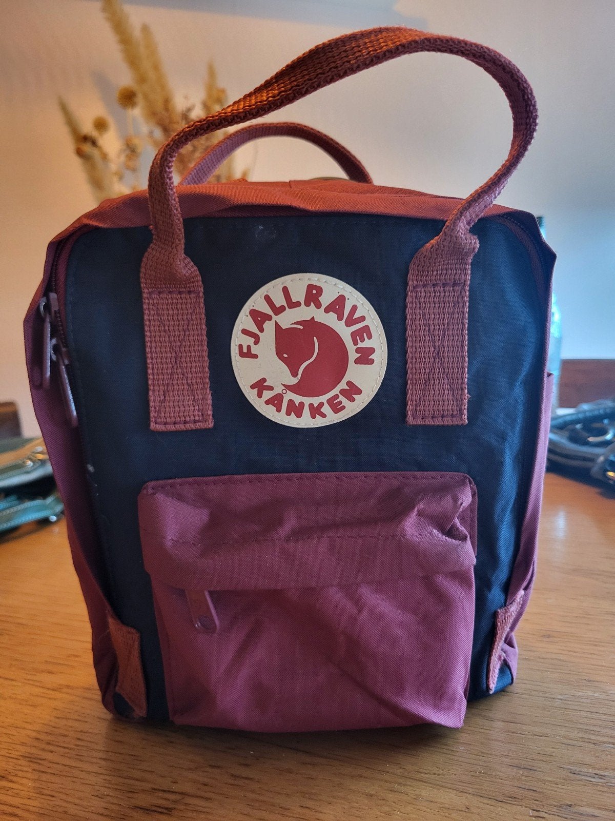 rugtas Fjallraven Kanken, Ophalen of Verzenden, Zo goed als nieuw, Minder dan 30 cm, Blauw