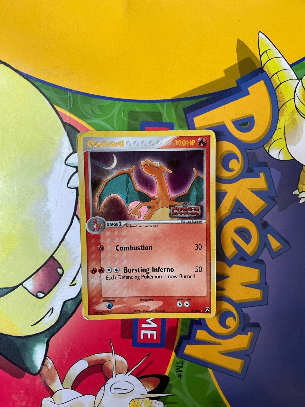 Charizard Pokémon Kaart 2007 Power Keepers, Ophalen of Verzenden, Gebruikt, Losse kaart