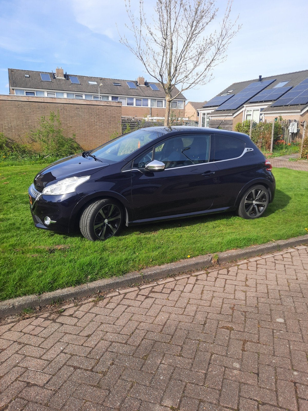 Peugeot 208 xy 1.6 VTI  120pk 3 deurs!!!, Auto's, Voorwielaandrijving, Zwart, 4 cilinders, Blauw
