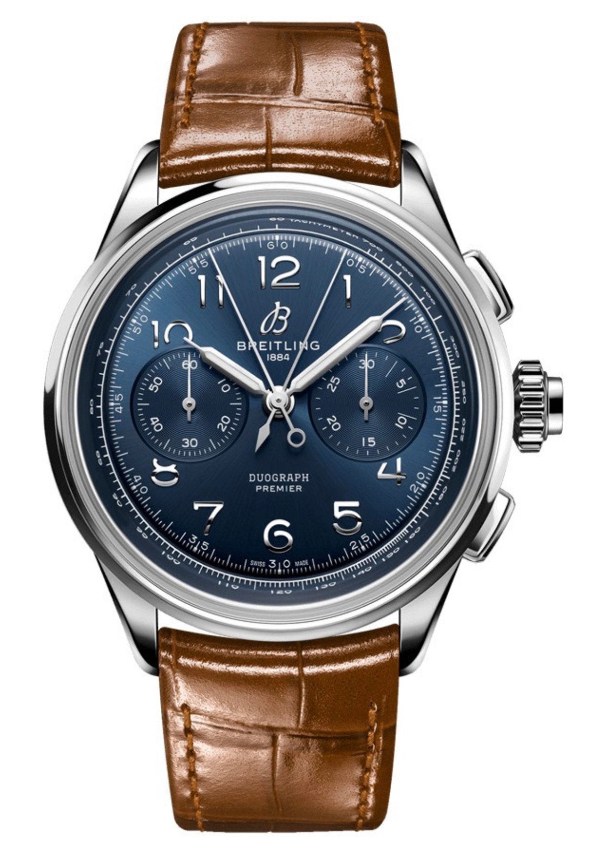 Breitling Premier B15 Duograph Rattrapante NIEUW, Ophalen of Verzenden, Nieuw, Staal, Breitling