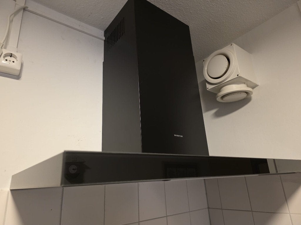 AKB9015ZWA Inventum Afzuiger + IPF800R Plasma filter (ZGAN), Ophalen, Wandschouwkap, Motor, Zo goed als nieuw