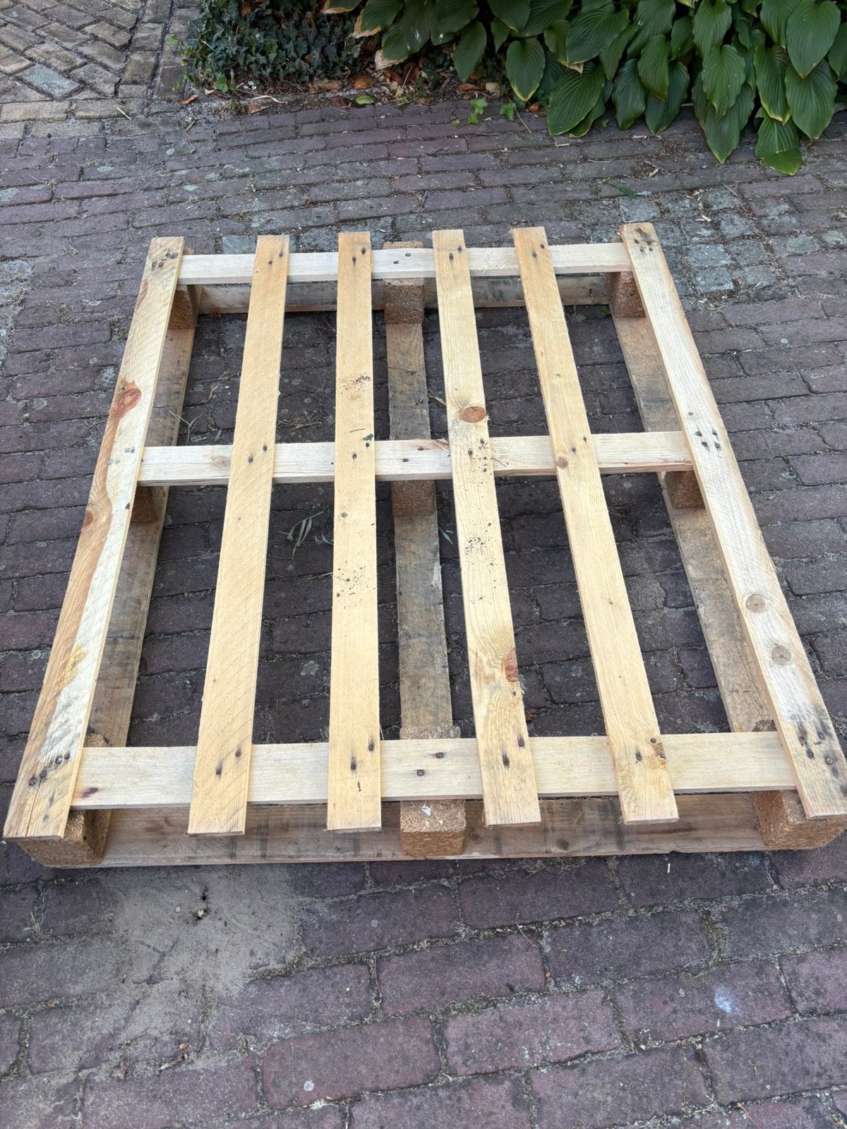 Pallet, Ophalen, Zo goed als nieuw, 50 mm of meer, Minder dan 200 cm