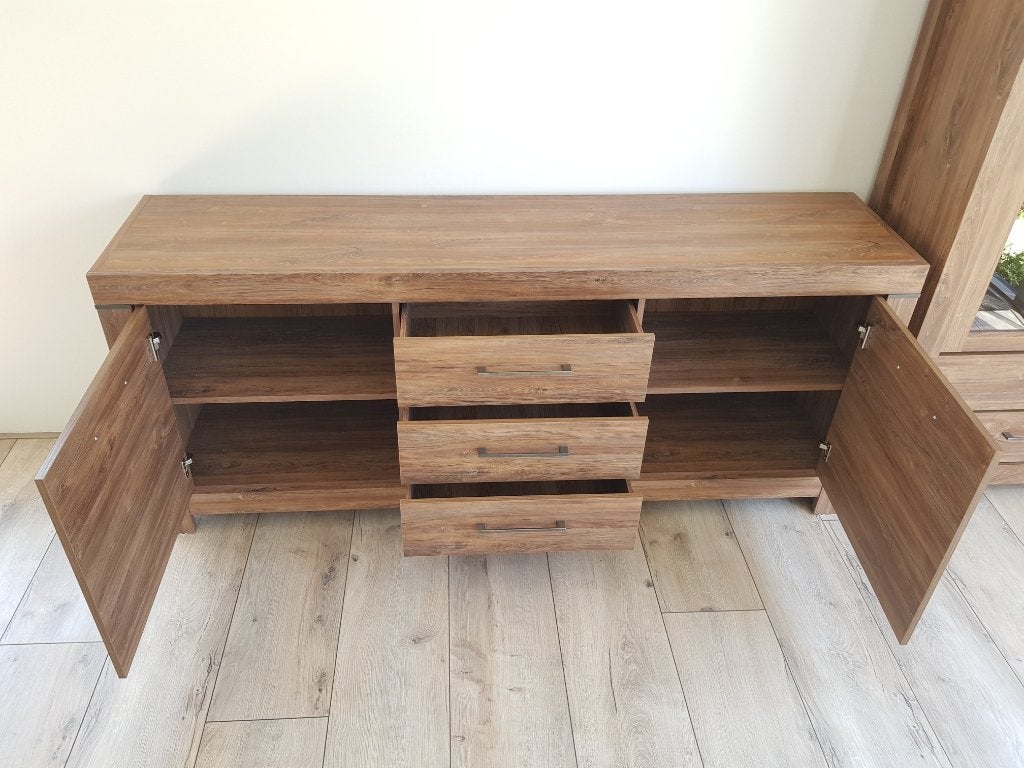 VOORRAAD Robuust dressoir met soft-close laden/ deuren NIEUW, Met plank(en), 150 tot 200 cm, Nieuw, Ophalen of Verzenden
