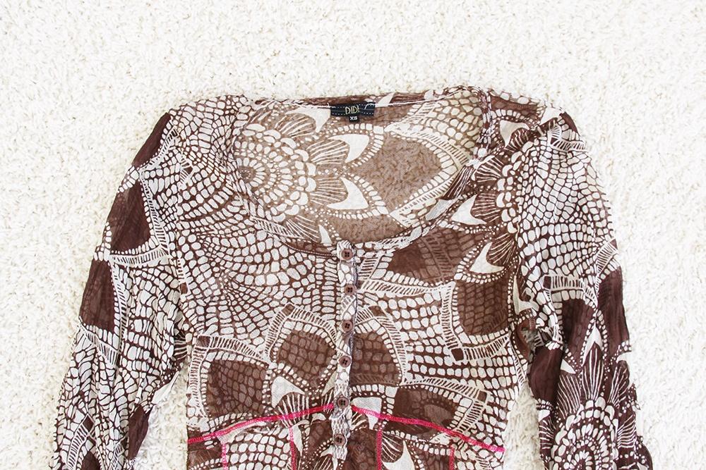 Mooi Transparant Didi Truitje (XS) - 5 € 15,-, Kleding | Dames, Truien en Vesten, Bruin, Didi, Ophalen of Verzenden, Zo goed als nieuw