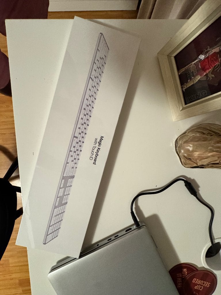 [New] Apple Magic Keyboard with Touch ID and Numeric Keypad, Computers en Software, Toetsenborden, Ophalen, Qwerty, Nieuw, APPLE