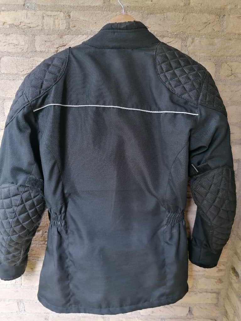 Motorjack zwart maat xs, Motoren, Jas | textiel, Heren, Tweedehands, Ophalen