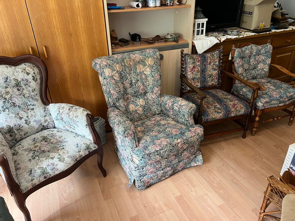 Diverse stoelen te koop, Huis en Inrichting, Stoelen, Ophalen, Gebruikt, Overige kleuren, Vijf, Zes of meer stoelen