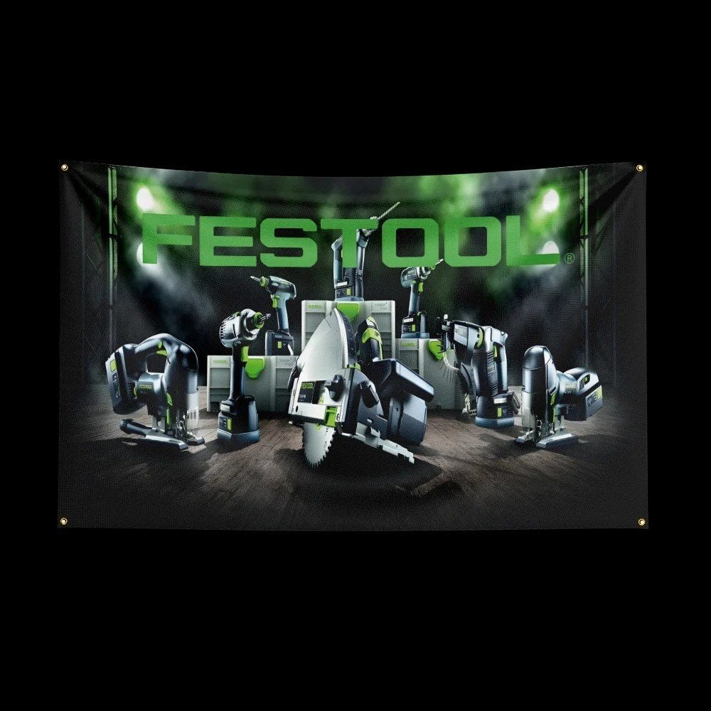 Grote vlaggen Festool (150x90cm), Ophalen of Verzenden, Nieuw