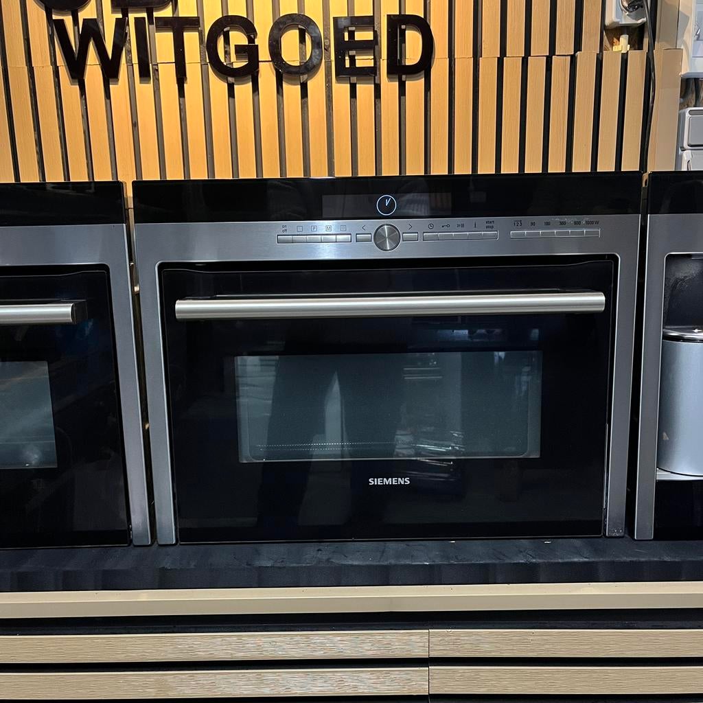 Luxe Siemens koffiemachine, solo oven + combi oven pyrolyse, Witgoed en Apparatuur, Ophalen, Zo goed als nieuw, Oven met grill