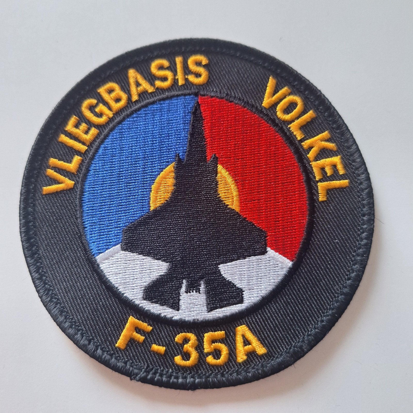 Patch Vliegbasis Volkel F-35A met klittenband, Ophalen of Verzenden