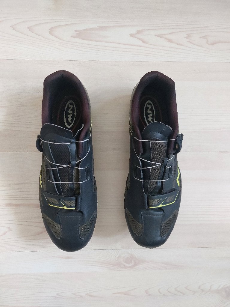 Northwave fietsschoenen, mt. 46, incl. Look Keo Easy pedalen, Gebruikt, Heren, Schoenen, Ophalen of Verzenden