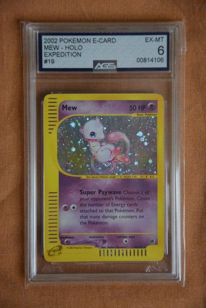 Mew Holo Expedition AGS 9, Ophalen of Verzenden, Gebruikt, Losse kaart, Foil