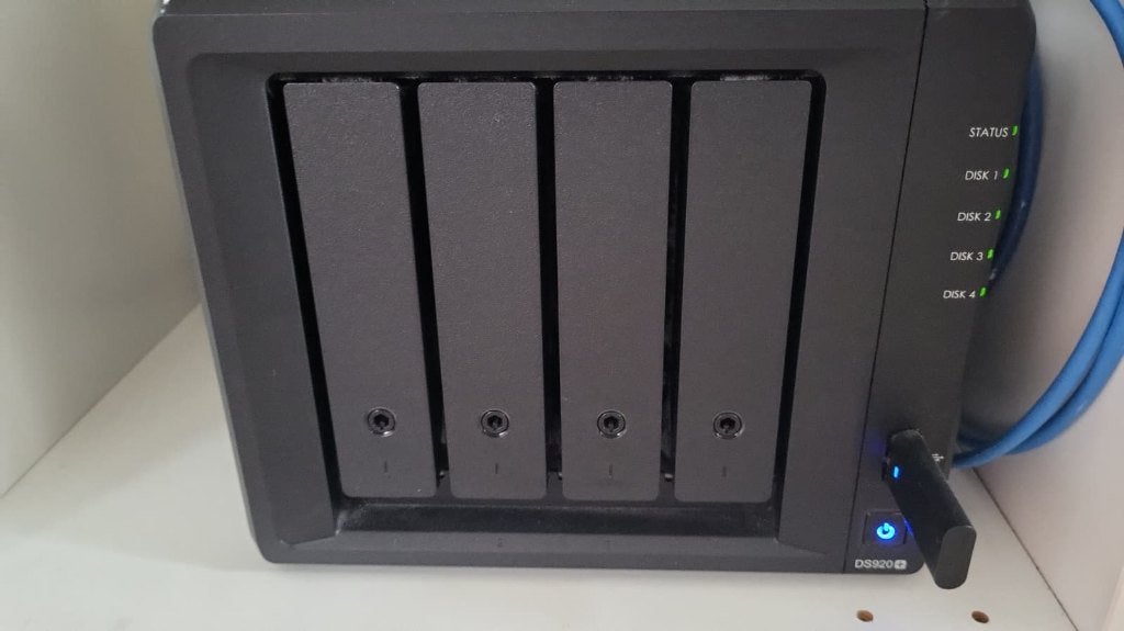 Synology DS920+ NAS – 12GB RAM – 8TB HDD WD Red HDD’s, Computers en Software, NAS, Zo goed als nieuw, Ophalen of Verzenden