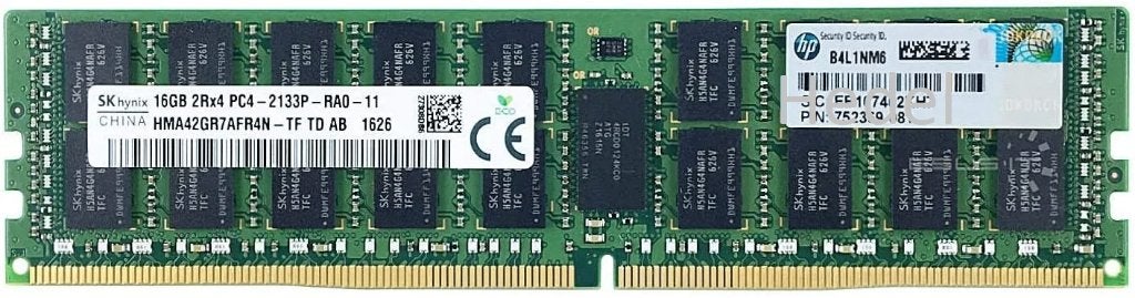 SK Hynix 16GB 2Rx4 PC4-2133P DDR4-2133 Registered ECC, Verzenden, Zo goed als nieuw, DDR4, 16 GB