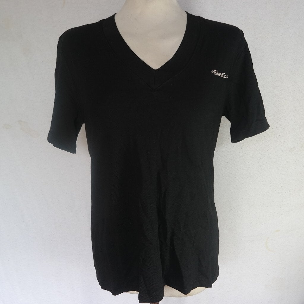 Zwart nieuw katoenen dames t-shirt.Mt M.Merk Yessica, Maat 38/40 (M), ., Zwart, Ophalen of Verzenden