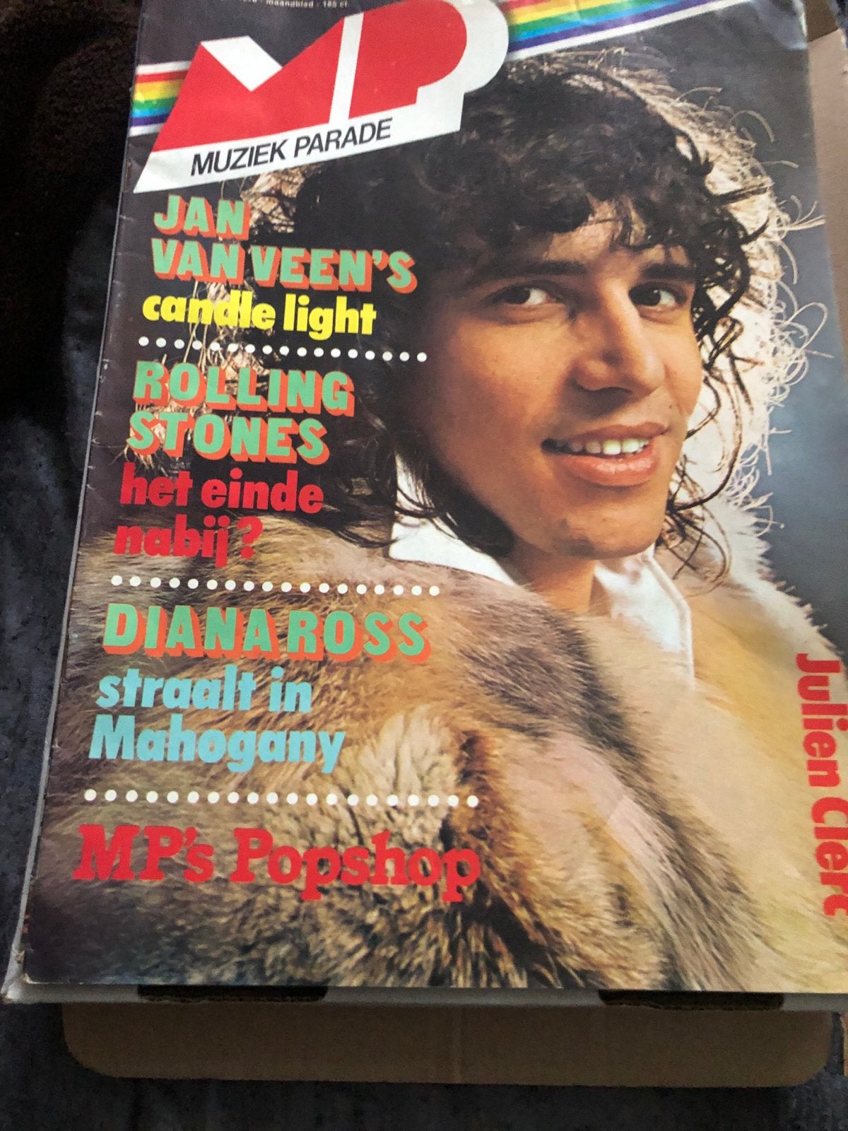 Muziek Parade met Julien Clerc, Rolling Stones, Diana Ross, Ophalen of Verzenden, Gelezen, Muziek, Film of Tv