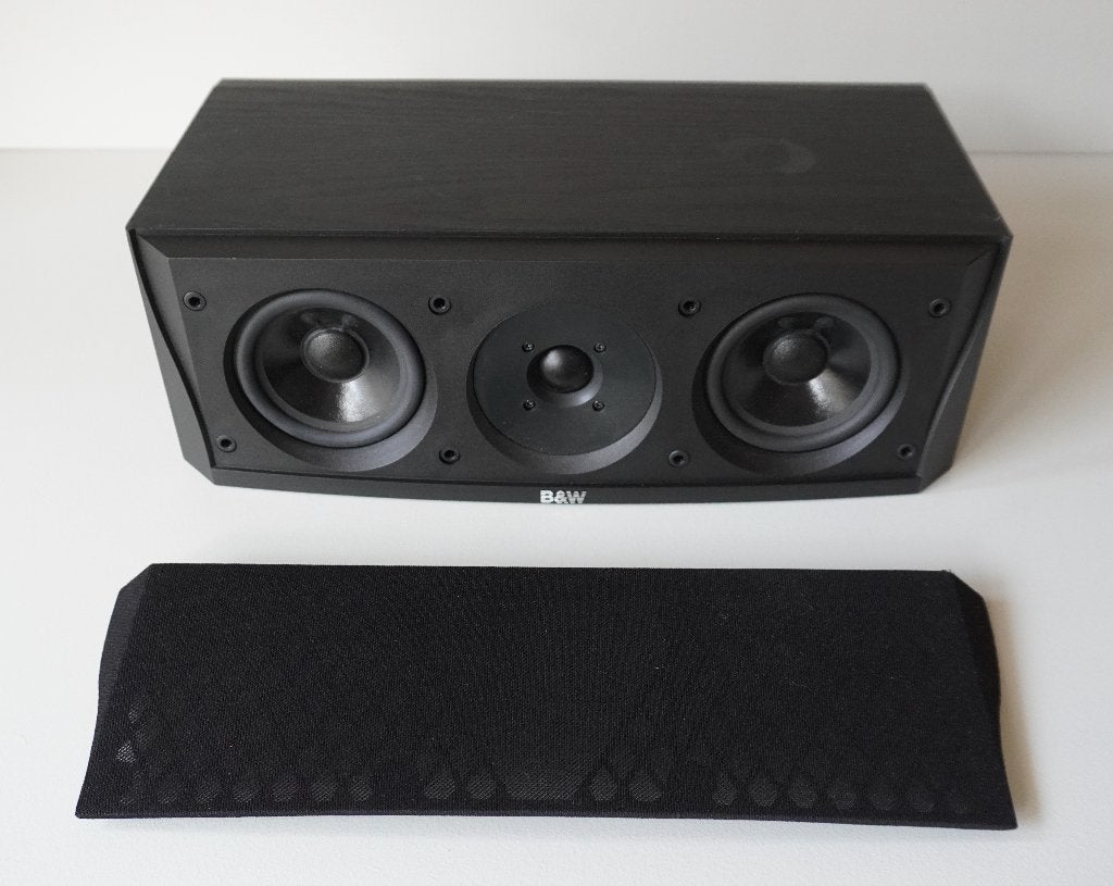 B&W Bower & Wilkens CCR 3 center speaker zwart prima staat, Gebruikt, Ophalen of Verzenden, 60 tot 120 watt, Bowers & Wilkins (B&W)