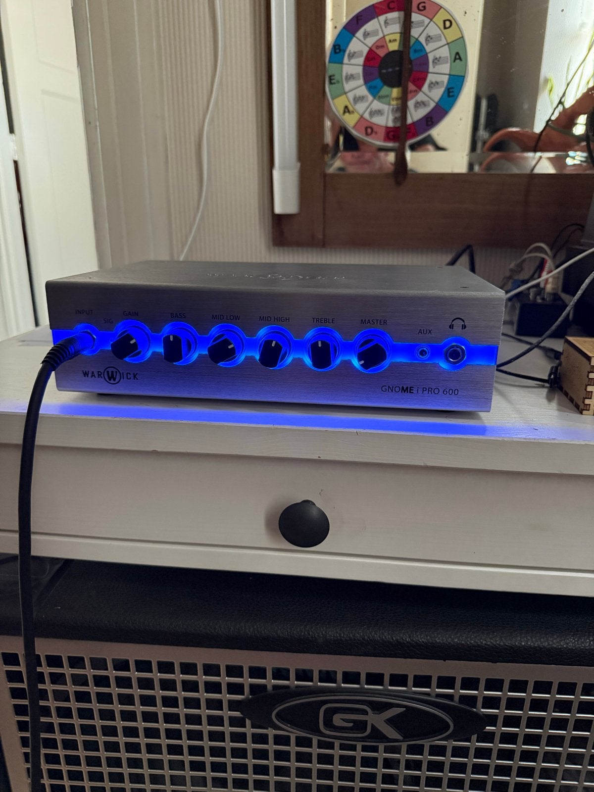 Warwick Gnome I Pro 600 basgitaarversterker, Ophalen of Verzenden, Zo goed als nieuw, Basgitaar, 100 watt of meer
