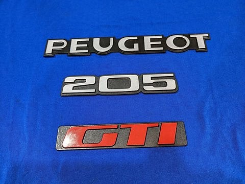 Peugeot 205 GTI/Griffe embleem gezocht!, Ophalen