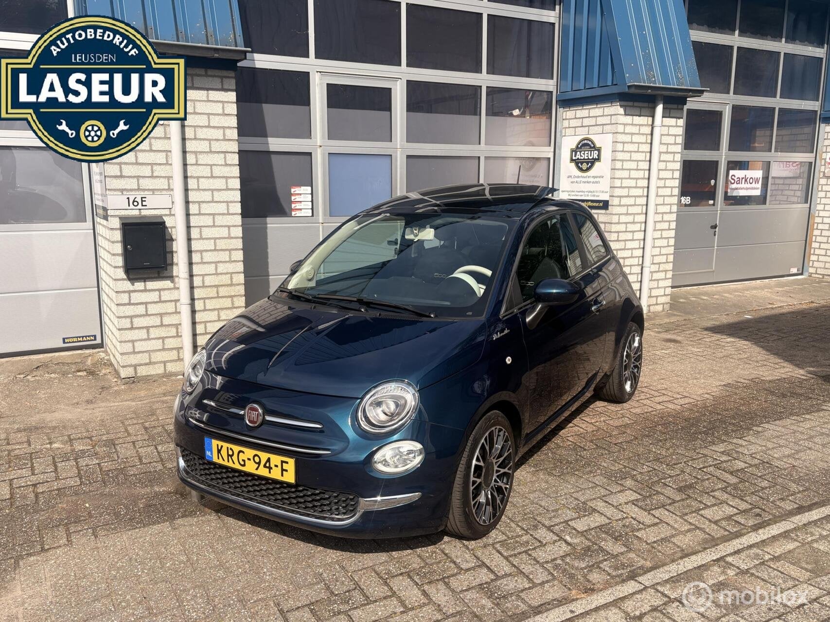 Fiat 500 1.0 Hybrid Launch Edition, Auto's, Fiat, Voorwielaandrijving, Gebruikt, Euro 6, Leder en Stof