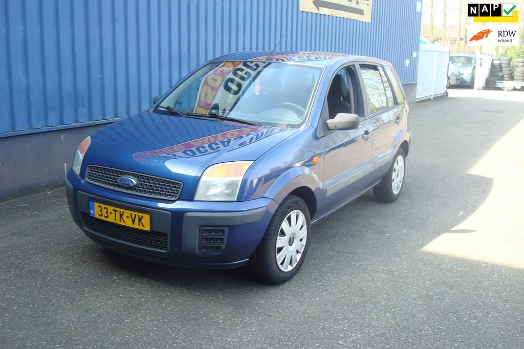 Ford Fusion 1.4-16V Champion, Voorwielaandrijving, 15 km/l, Gebruikt, Blauw