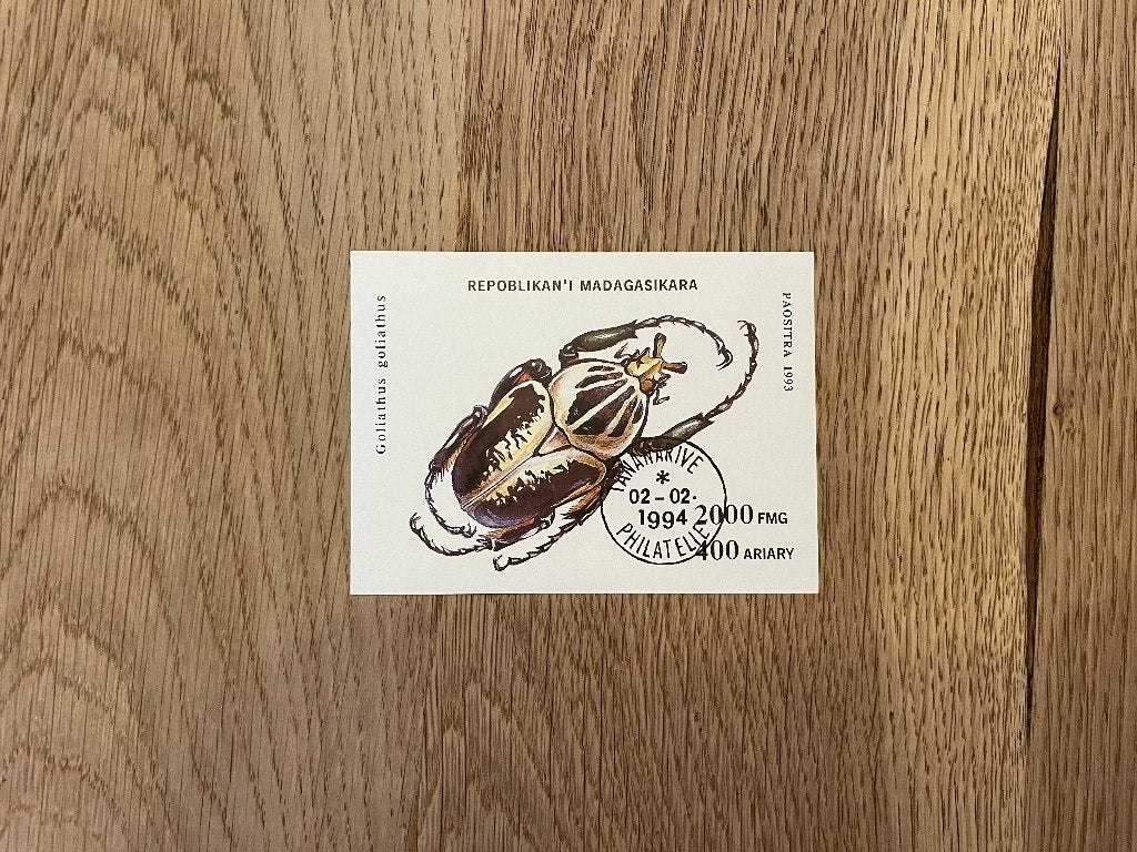 C726 Bijzondere postzegel Madakaskar Tor Kever, Ophalen of Verzenden, Postfris, Overige thema's