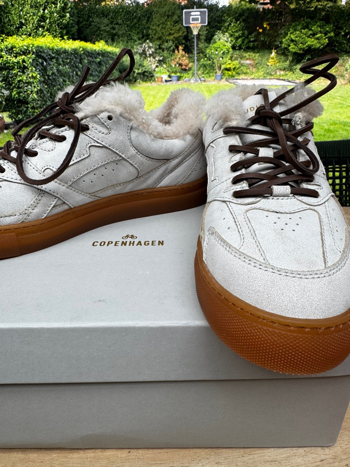 Copenhagen Studios Vintage Leather Teddy Cream maat 41, Wit, Nieuw, Ophalen of Verzenden, Sneakers of Gympen