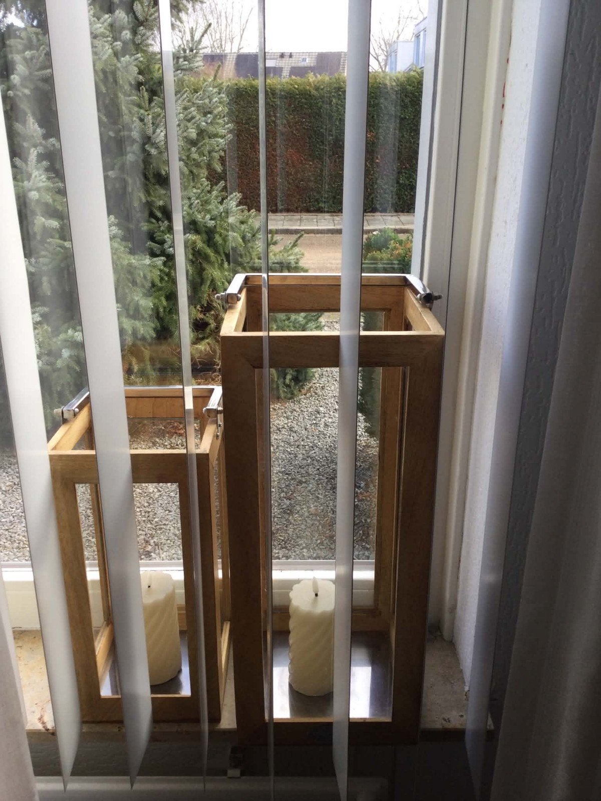Set van 2 Riverdale houten lantaarns, Riverdale, Ophalen of Verzenden, Zo goed als nieuw, Hout