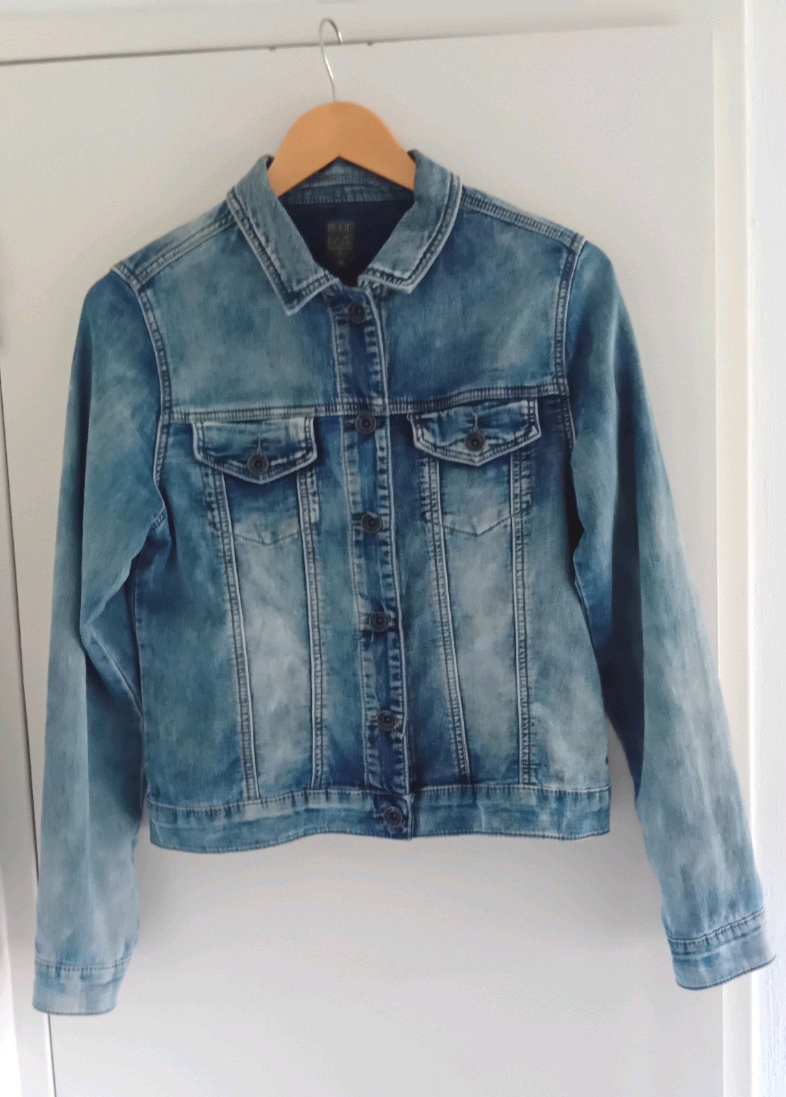 Summum Blue Daze jeans jasje denim jasje blauw stonewashed, Maat 38/40 (M), Summum, Blauw, Ophalen of Verzenden
