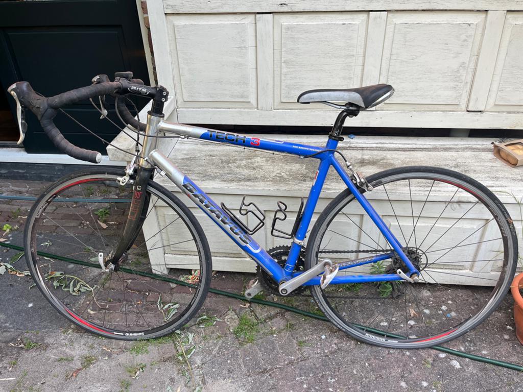 Batavus Tech 3 Racefiets - Blauw/Zilver, Ophalen, 28 inch, Gebruikt, Batavus