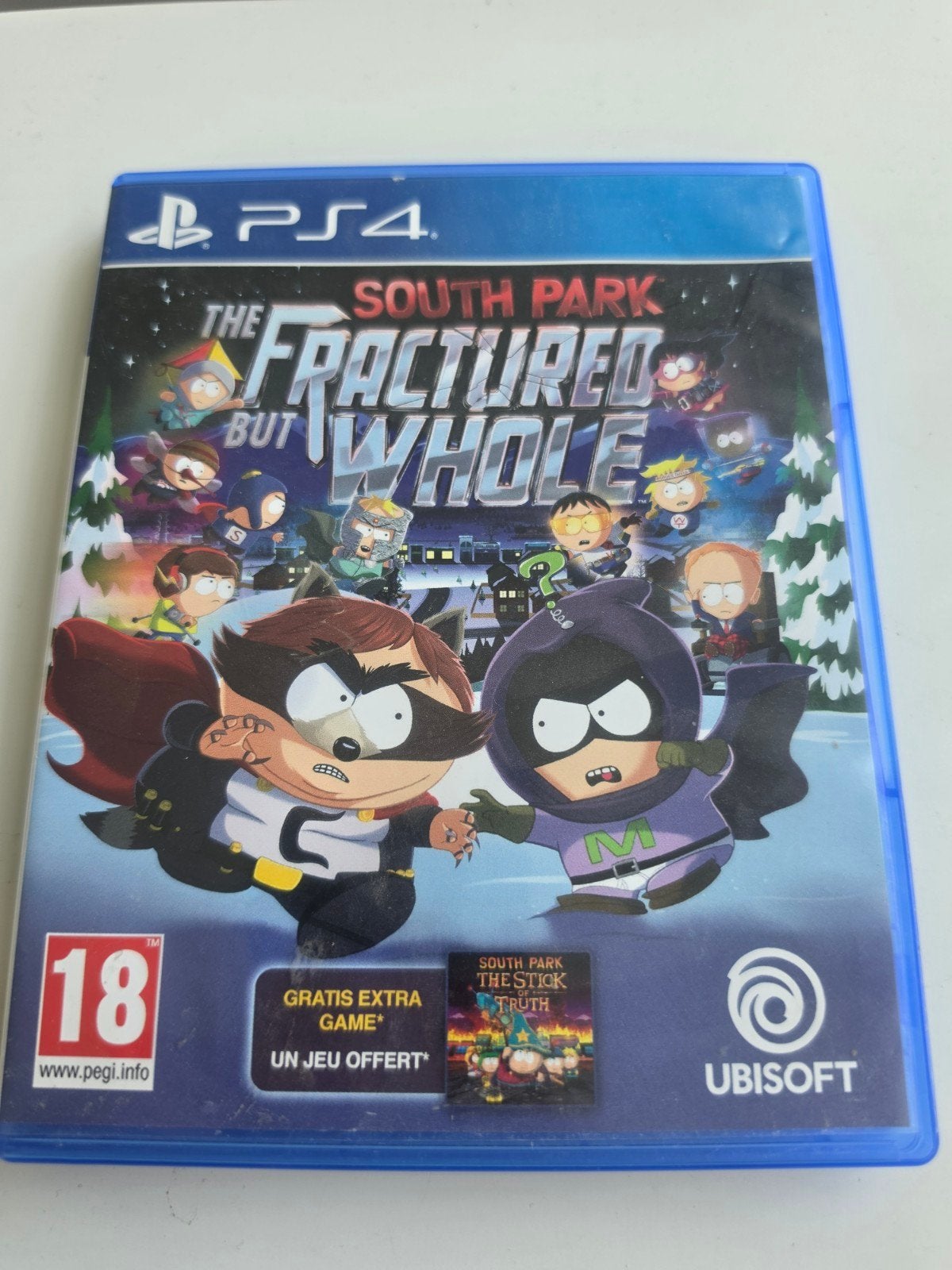 South Park: The Fractured But Whole voor Ps4 en PS5 Lees, Ubisoft, Gebruikt, Vanaf 18 jaar, 1 speler
