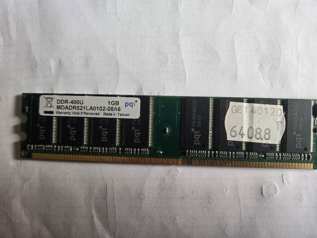 DDR-400U 1GB, Computers en Software, RAM geheugen, Ophalen of Verzenden, DDR, Desktop, Gebruikt