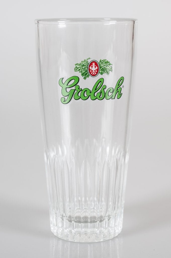 Grolsch Belgisch bierglas, Verzamelen, Biermerken, Ophalen of Verzenden, Gebruikt, Glas of Glazen, Grolsch