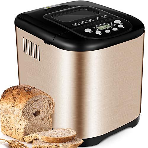 Yabano Broodbakmachine, Witgoed en Apparatuur, Broodbakmachines, Nieuw, Met timer, 800 tot 1200 gram deeg, Kijkvenster, Meer dan 10 programma's