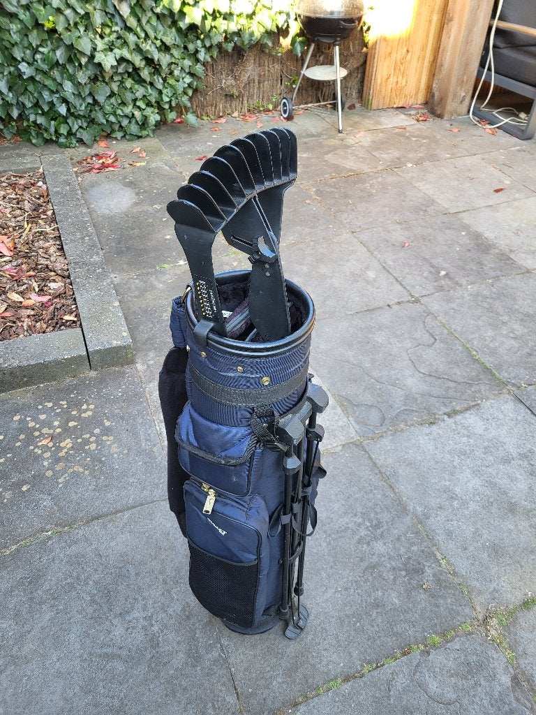 Complete Beginners golfset incl. tas–Ben Sayers+woods+putter, Sport en Fitness, Golf, Ophalen, Gebruikt, Set, Overige merken