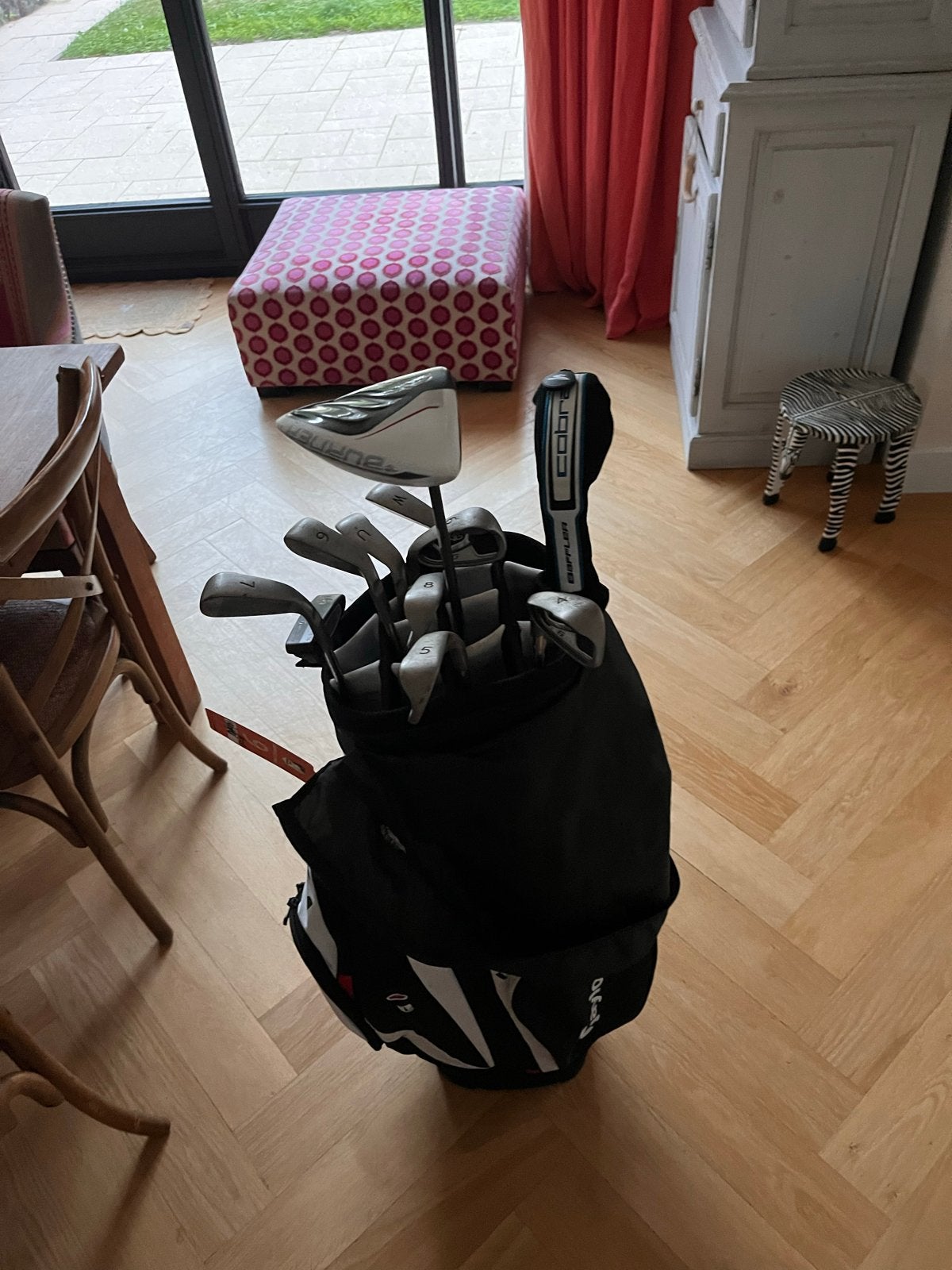 Complete golfset met tas: Ping, Cobra, TaylorMade, Ophalen of Verzenden, Gebruikt, Set, Ping