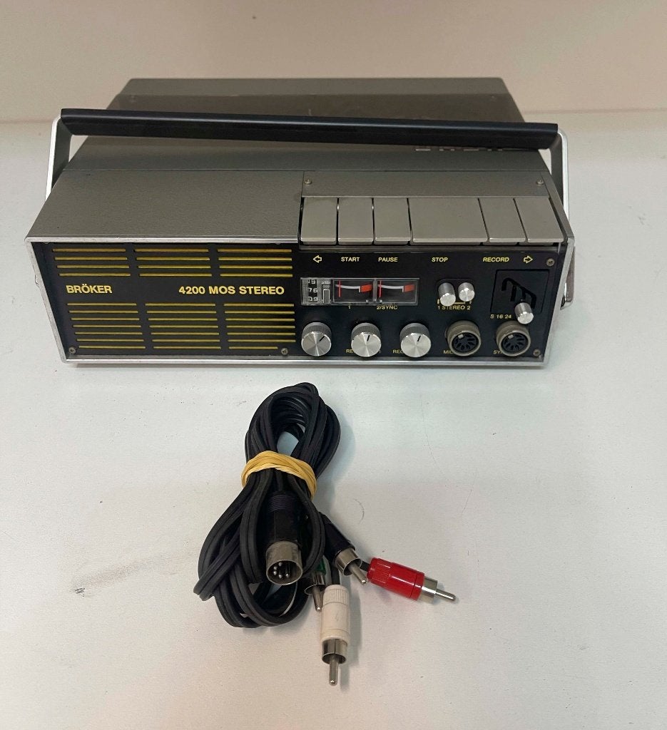 UHER BROKER 4200 MOS  portable STEREO vintage bandrecorder, Audio, Tv en Foto, N, N, Ophalen of Verzenden, N
