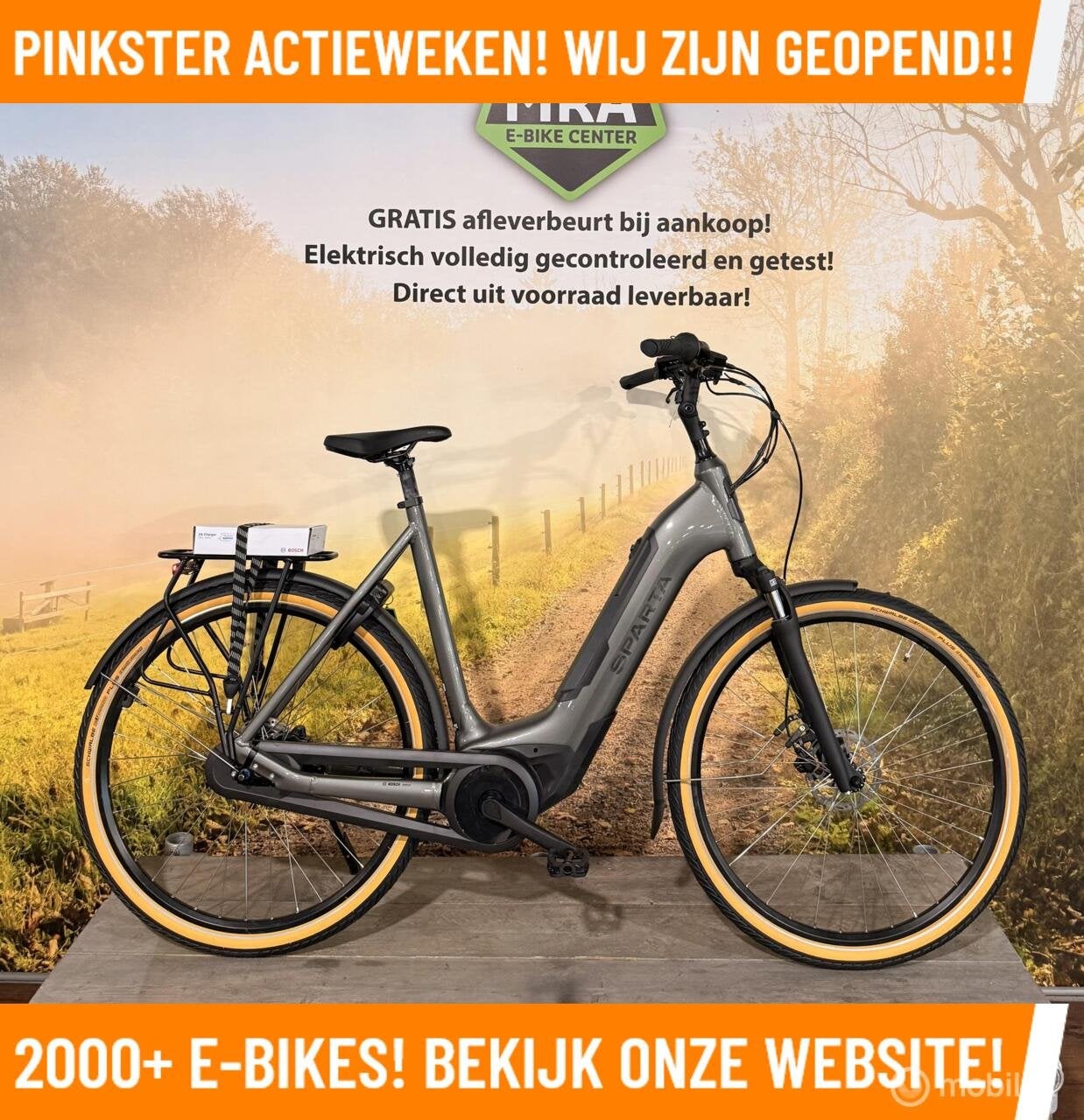 Sparta C-Grid Energy Elektrische fiets met BOSCH motor ebike, 55 tot 59 cm, Nieuw, Sparta