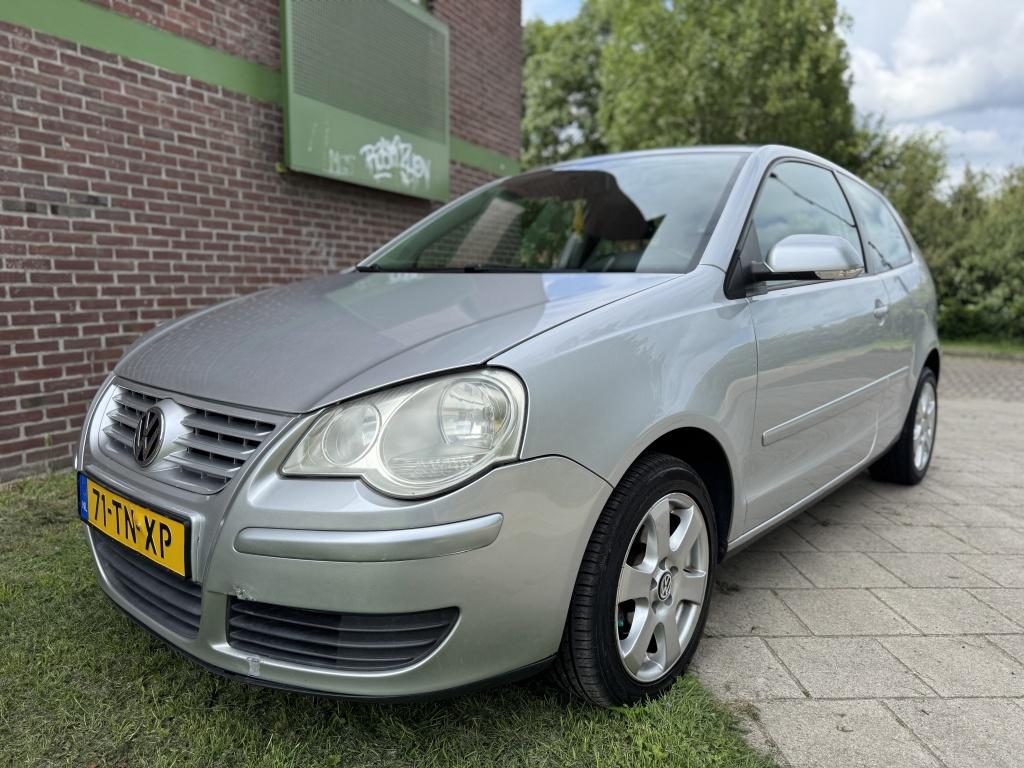 Volkswagen Polo 1.4-16V Comf*2007*Apk|Airco|Cruise|Lmv|Nap, Stof, Gebruikt, 4 cilinders, Bedrijf