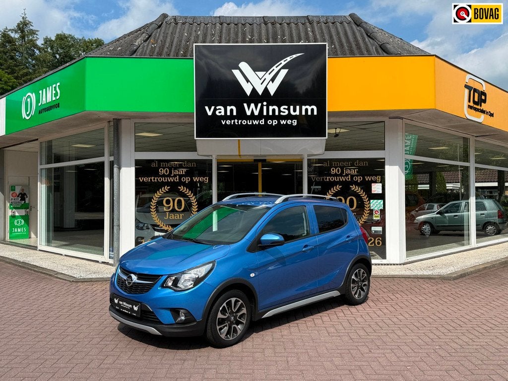 Opel KARL 1.0 Rocks Online Edition | Navigatie |, 839 kg, Stof, Gebruikt, Blauw