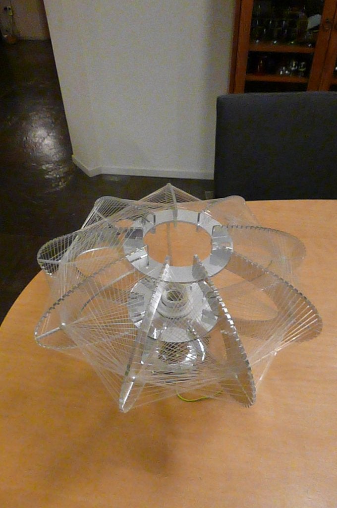 jaren '70 plafondlamp van Paul Secon, Gebruikt, Vintage, Plafondlamp, Metaal