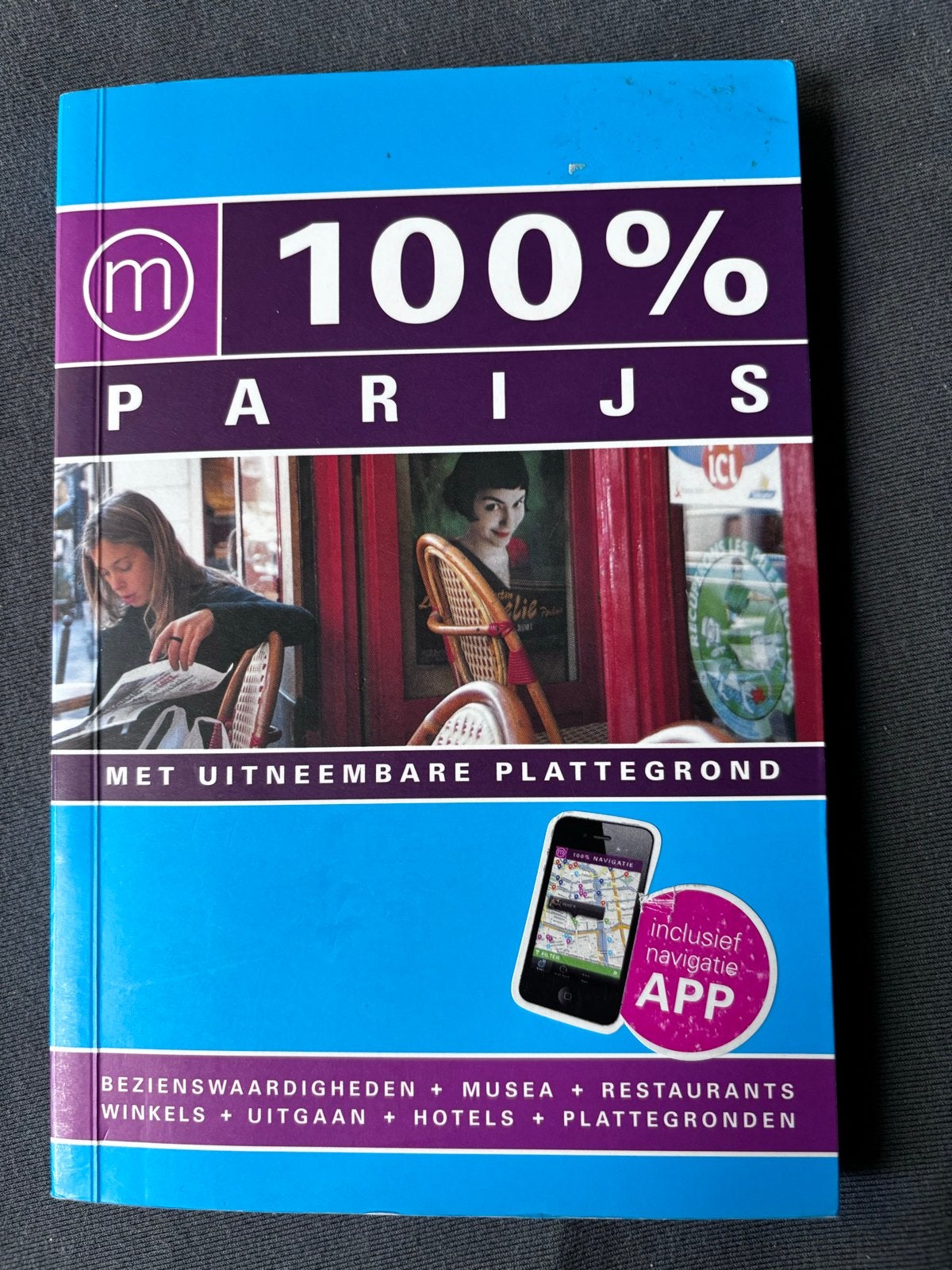 100% Parijs Reisgids met uitneembare plattegrond, Overige merken, Europa, Nieuw, Ophalen of Verzenden