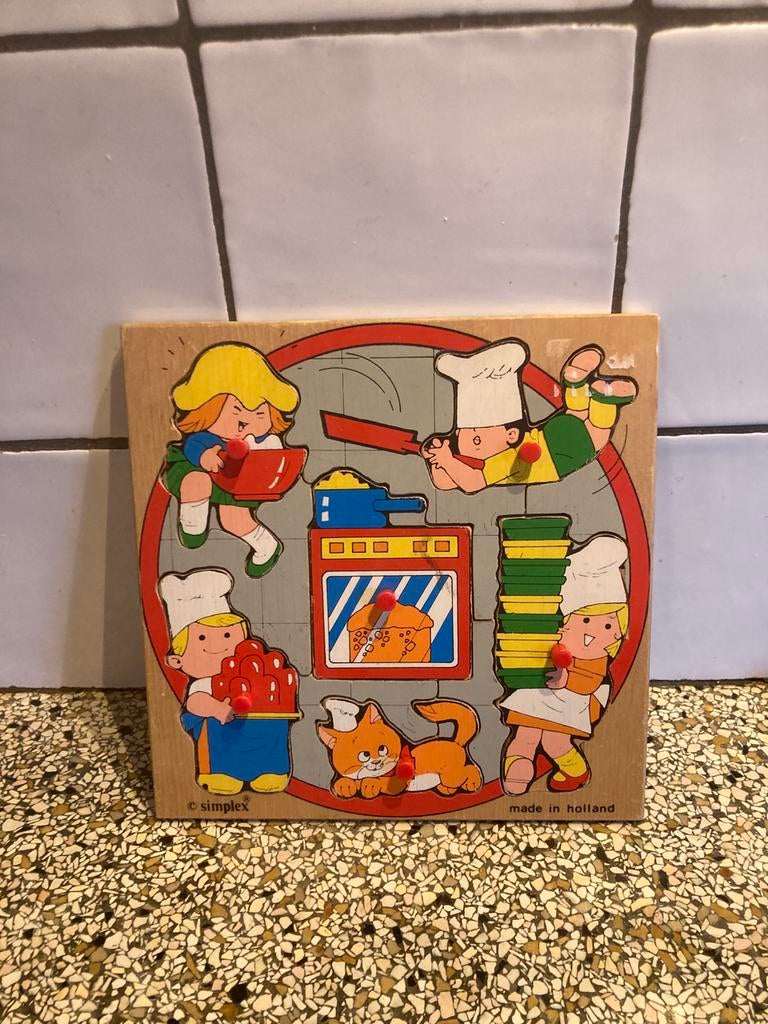 Leuke puzzel keuken, Antiek en Kunst, Ophalen of Verzenden