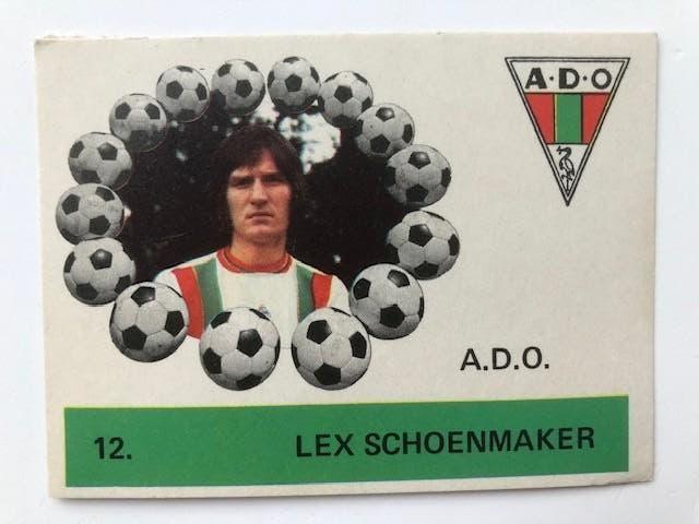 Voetbalplaatje Lex Schoenmaker  ADO Monty Gum 1971, Verzamelen, Sportartikelen en Voetbal, Ophalen of Verzenden, Zo goed als nieuw
