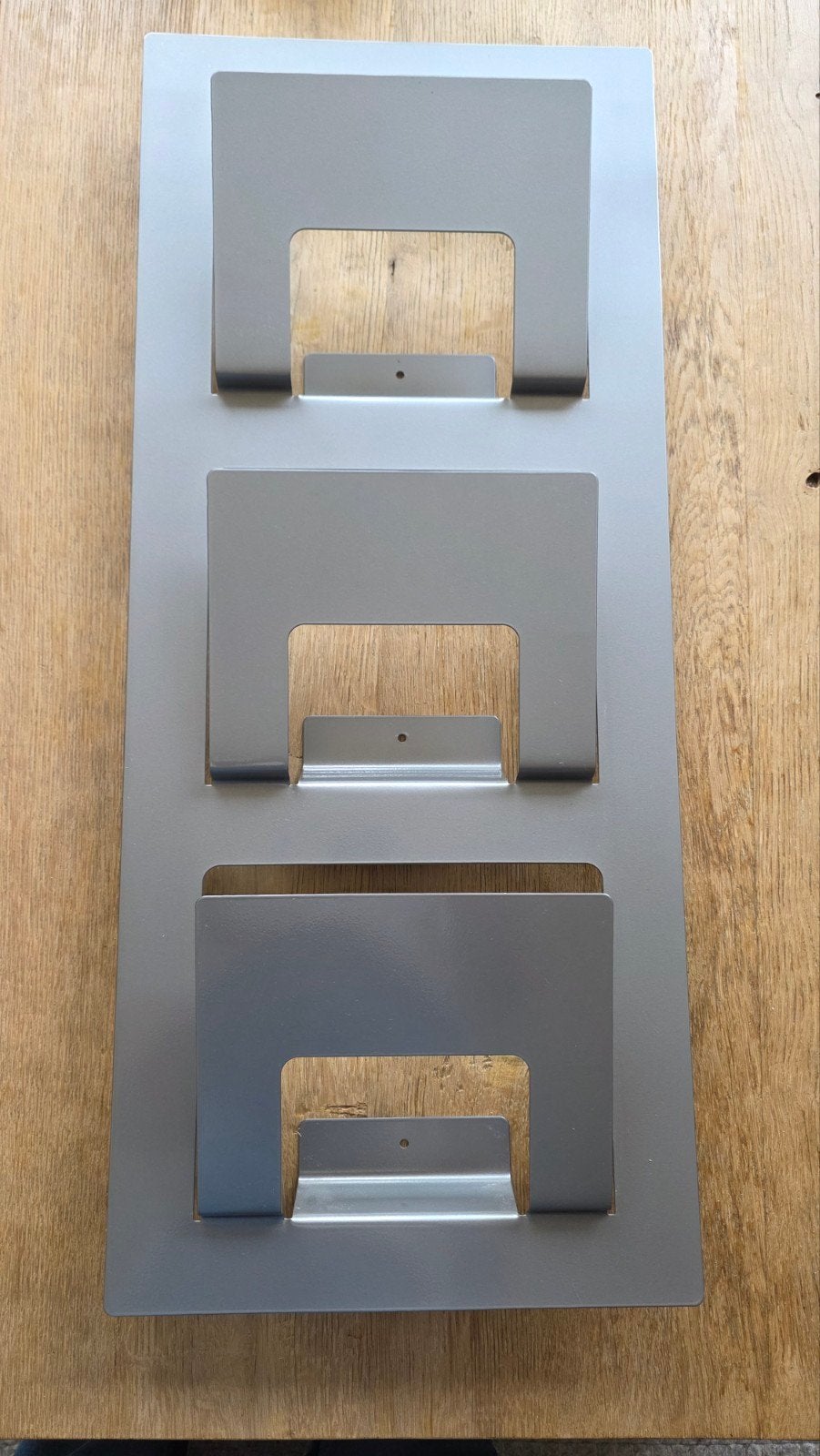 IKEA tijdschriftenrek voor aan de muur - Zilvergrijs, Ophalen, Zo goed als nieuw, Zilver, Metaal