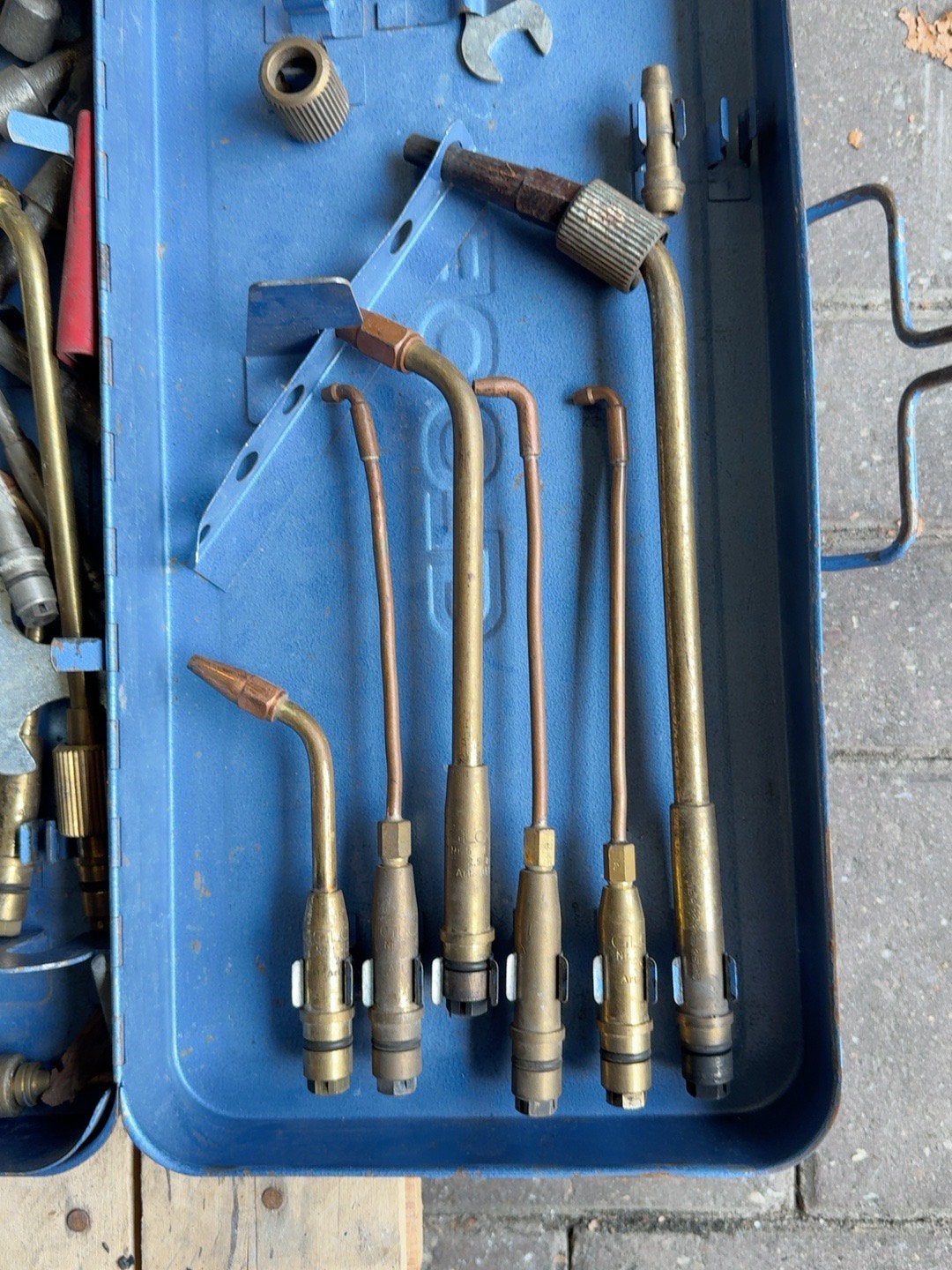 2x GOOR autogeen las-/snijset in metalen koffer, Ophalen of Verzenden, Zo goed als nieuw, Minder dan 150 ampère, Overige typen