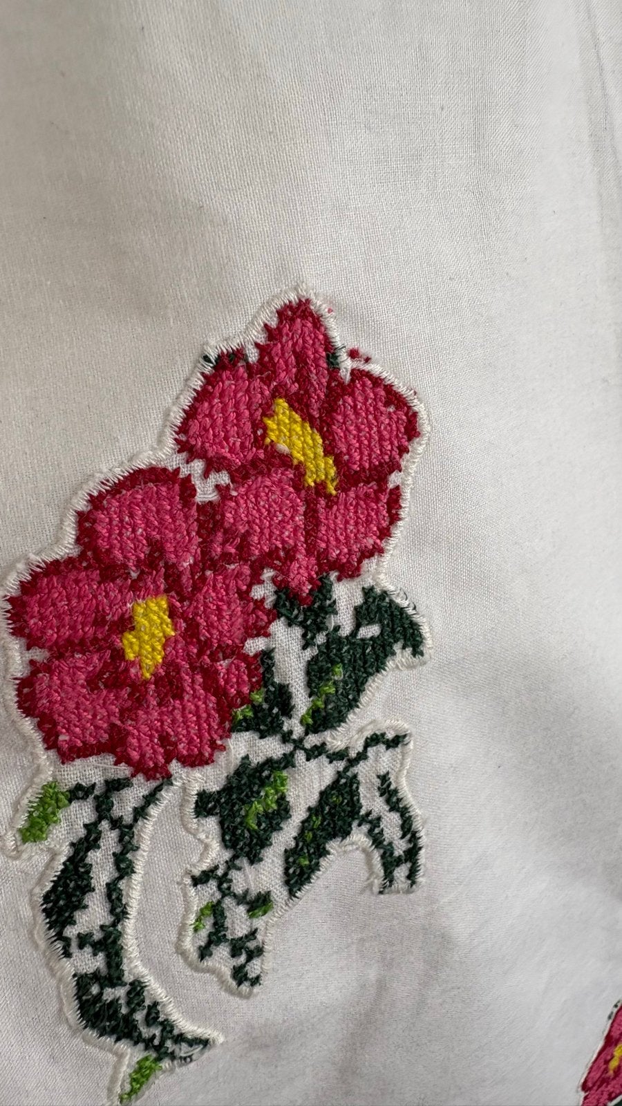 Cora Kemperman model  katoenen jurk, handgeborduurd, maat 38, Kleding | Dames, Jurken, Nieuw, Maat 38/40 (M), Wit, Onder de knie