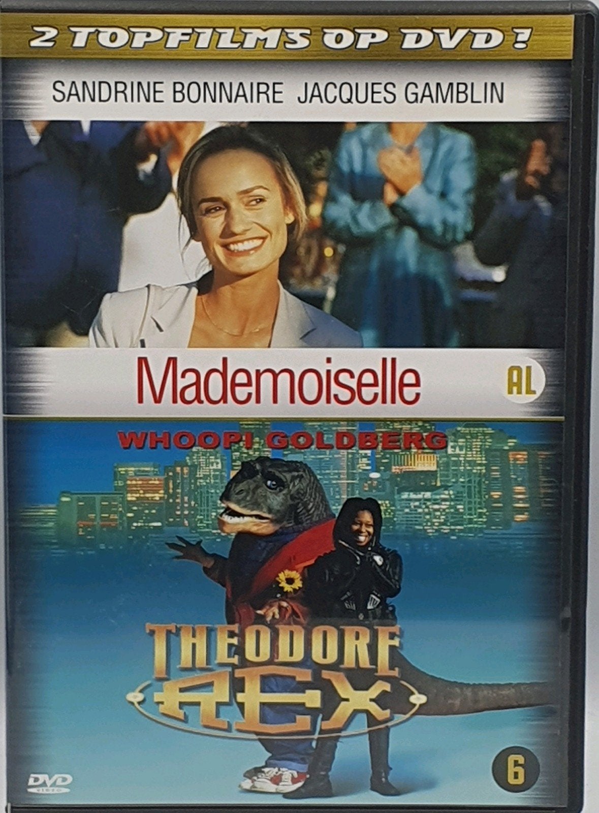 Te koop: Mademoiselle & Theodore Rex DVD - 2 Topfilms, Gebruikt, Nederlands, Romantische komedie, Ophalen of Verzenden