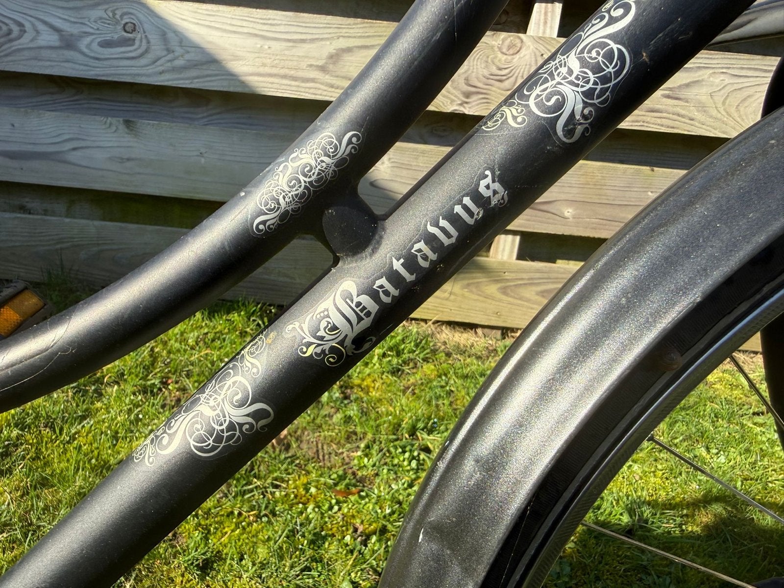 Batavus transportfiets met voordrager, Ophalen, Terugtraprem, Gebruikt, Batavus