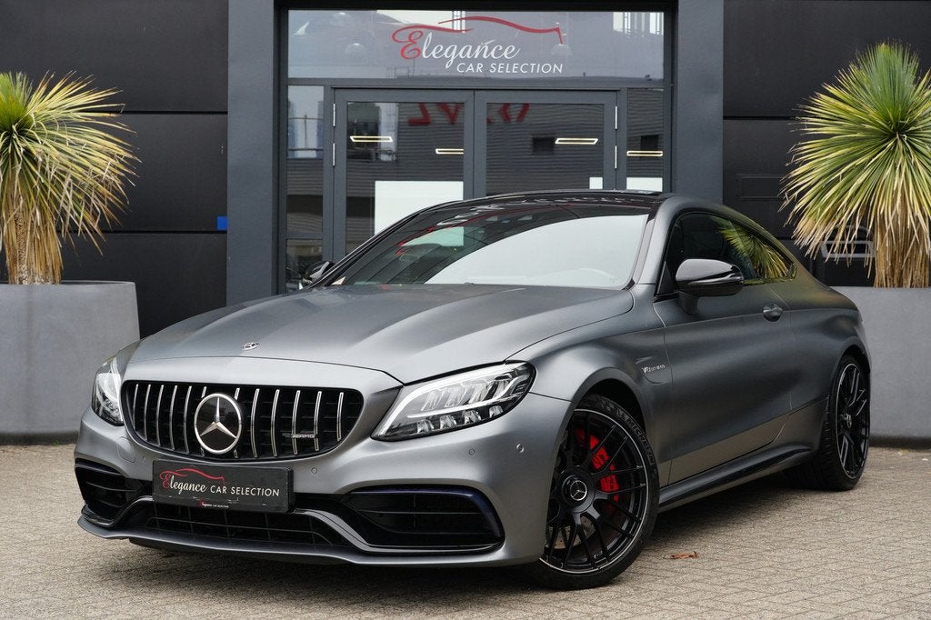 Mercedes-Benz C-Klasse Coupé AMG 63 S 510pk Panoramadak/Bur, Auto's, Mercedes-Benz, Automaat, Achterwielaandrijving, Gebruikt